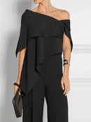 Urban Asymmetric One Shoulder Tunic Top M 101843 - TUZZUT Qatar Online Shopping