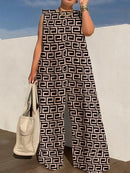 Women's Casual Summer Jumpsuit 3XL - S4998696 - TUZZUT Qatar Online Shopping