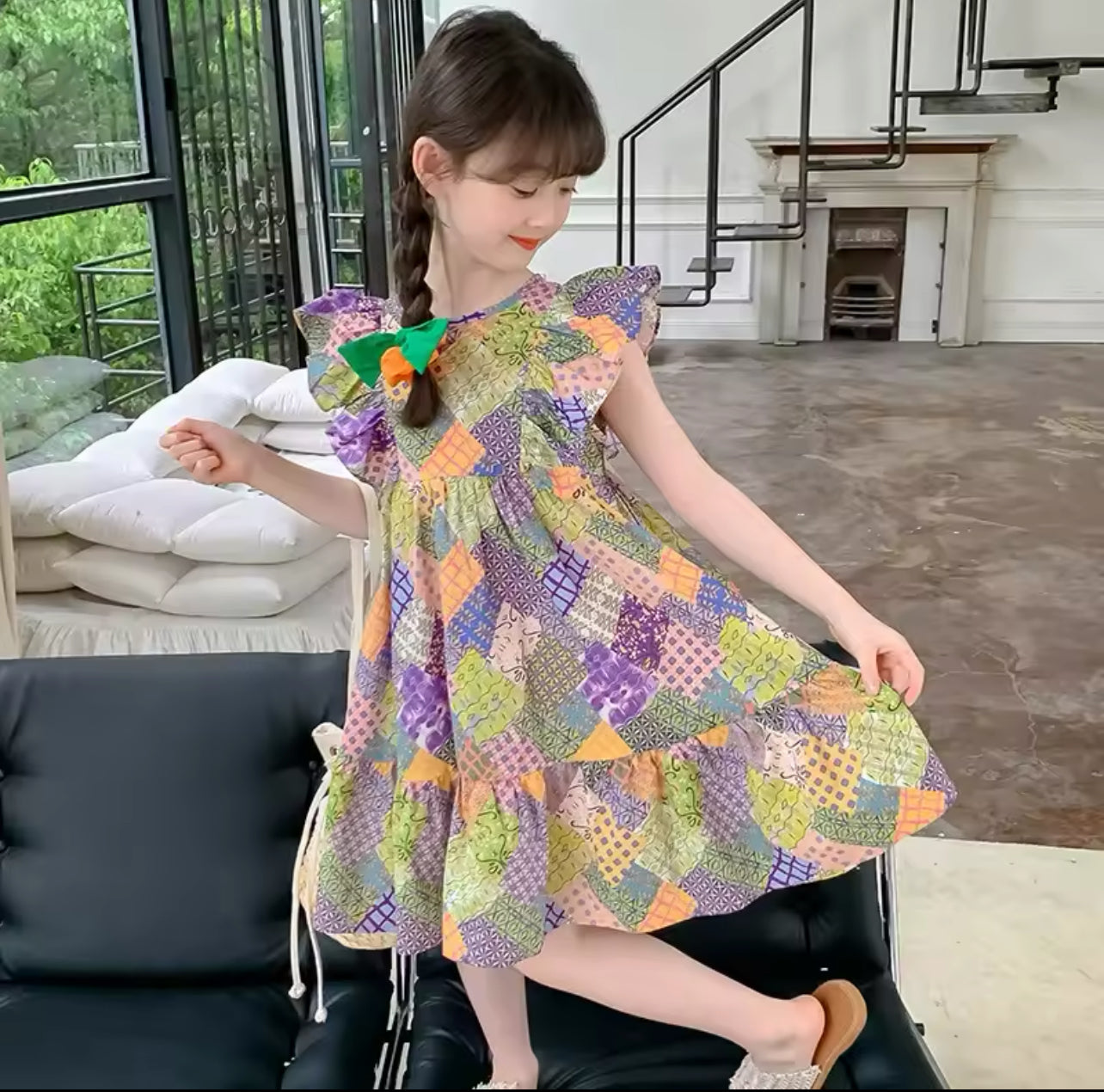 Princess Style Sleeveless Summer Dress for Little Girls 568449 Princess Style Sleeveless Summer Dress for Little Girls 568449