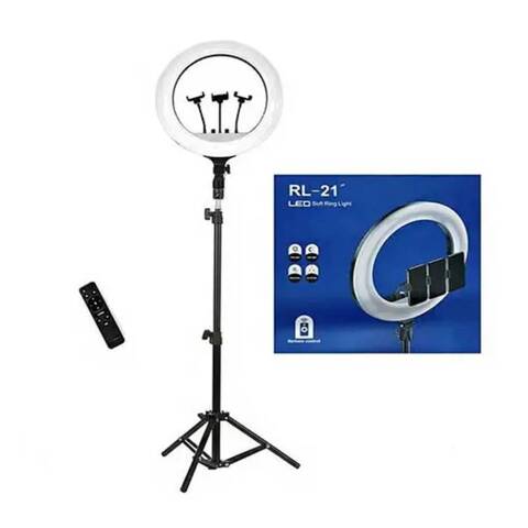 Selfie Ring Light RL-21" with Light Stand, Color Filter, Phone Holder for Makeup, YouTube, TikTok, Camera/Phone Video Shooting