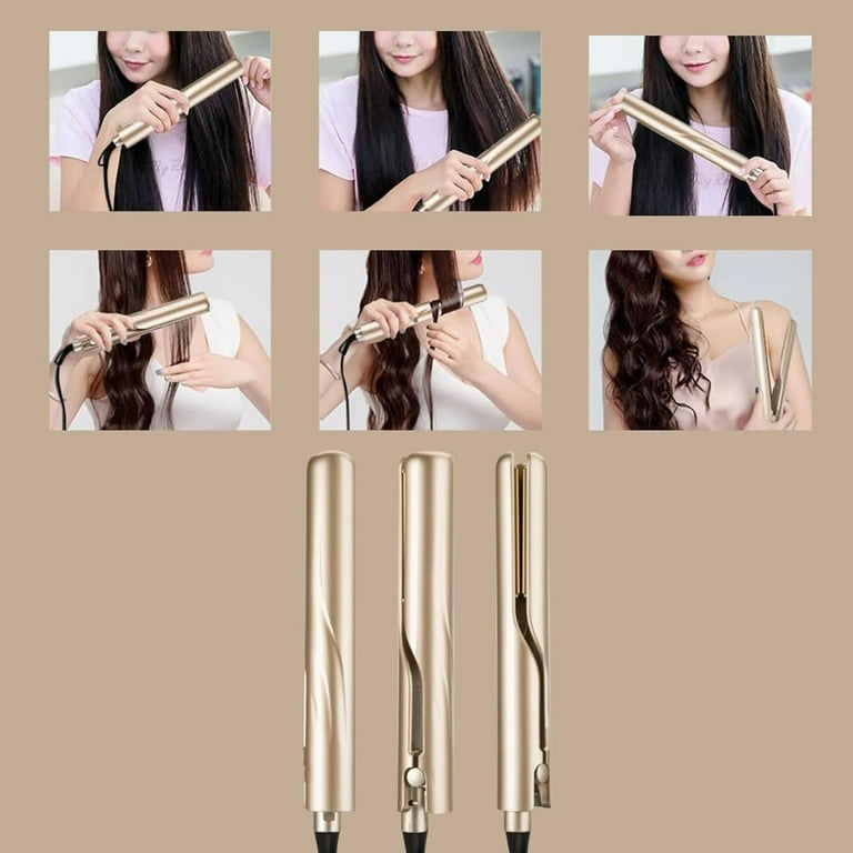 2 in 1 Hair Curling Iron Hair Straightener S357417 - TUZZUT Qatar Online Shopping