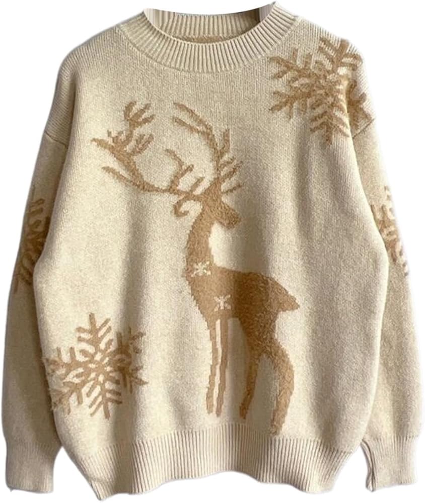 Women's Long Sleeve Xmas Sweater Shirt B194219