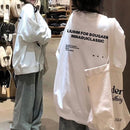 Women's Long Sleeve Letter/Number Sweatshirts & Hoodies 507355 - M - TUZZUT Qatar Online Shopping