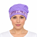Women’s Lavender Fabric Cap with Metallic Band 380062 -One size