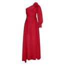 Women's One Shoulder Bridesmaid Dresses for Wedding 131176 - TUZZUT Qatar Online Shopping