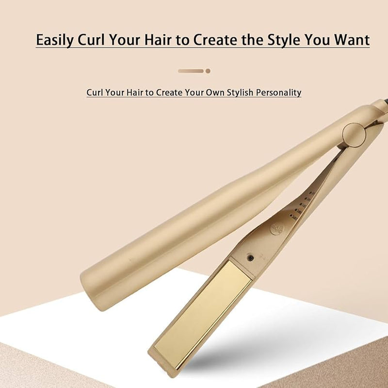 2 in 1 Hair Curling Iron Hair Straightener S357417 - TUZZUT Qatar Online Shopping