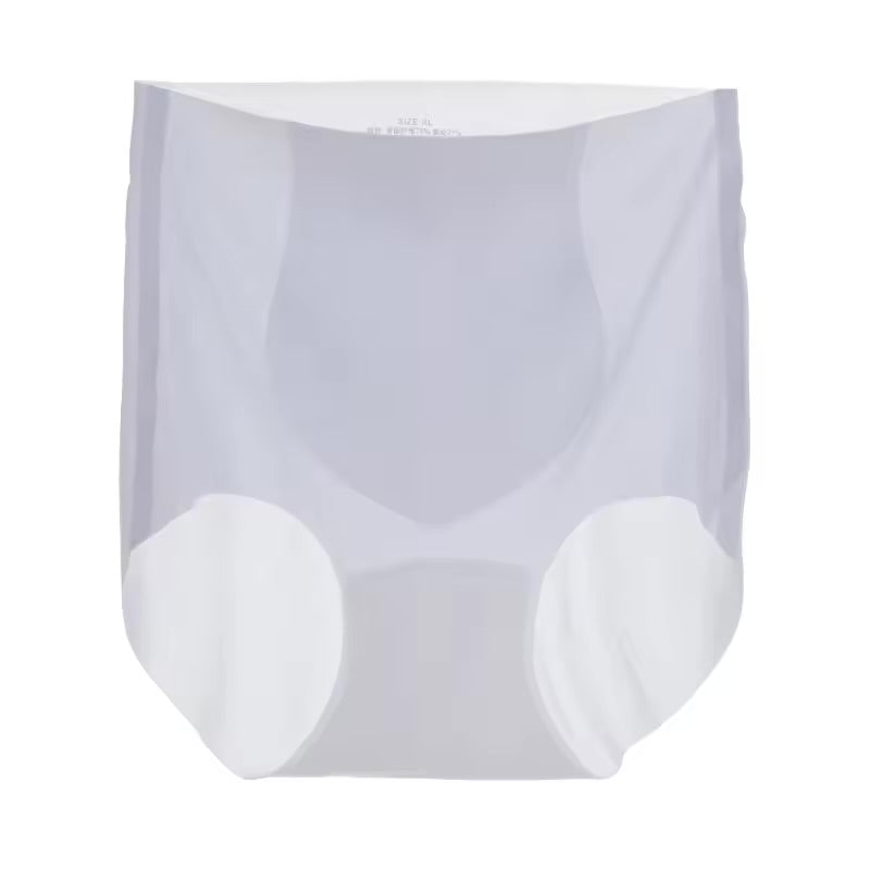 High Waist Ice Silk Seamless Underwear Zp357 - TUZZUT Qatar Online Shopping