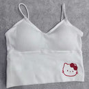 Crop Top Summer New Anime Cute Cartoon Vest with Chest Pad  1111 - TUZZUT Qatar Online Shopping