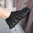 Spring and Autumn Boys and Girls' Middle School Elderly Children's Breathable Flyknit Mesh Soft Sole Outdoor Sports Shoe 32 - Tuzzut.com Qatar Online Shopping