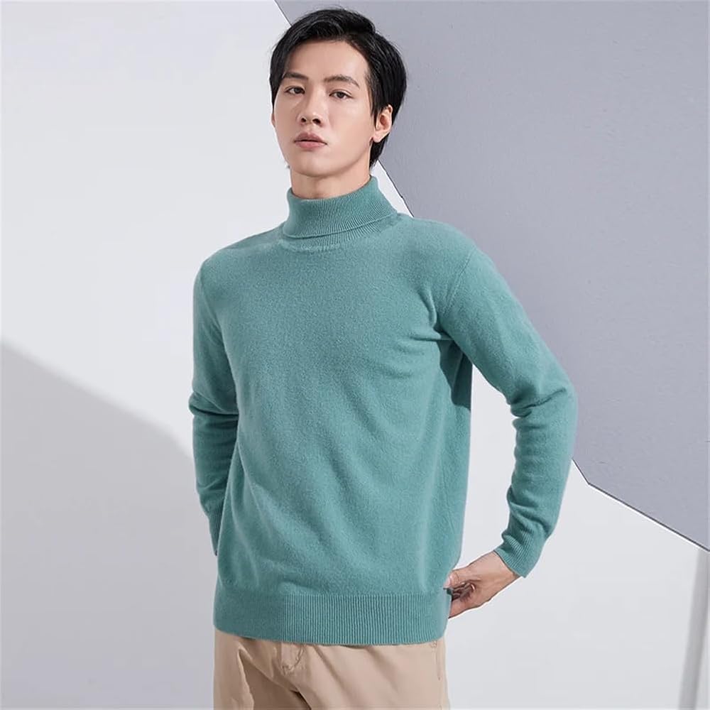 Men's High Collar Wool Pullover Knitted Sweaters S1639800 Men's High Collar Wool Pullover Knitted Sweaters S1639800