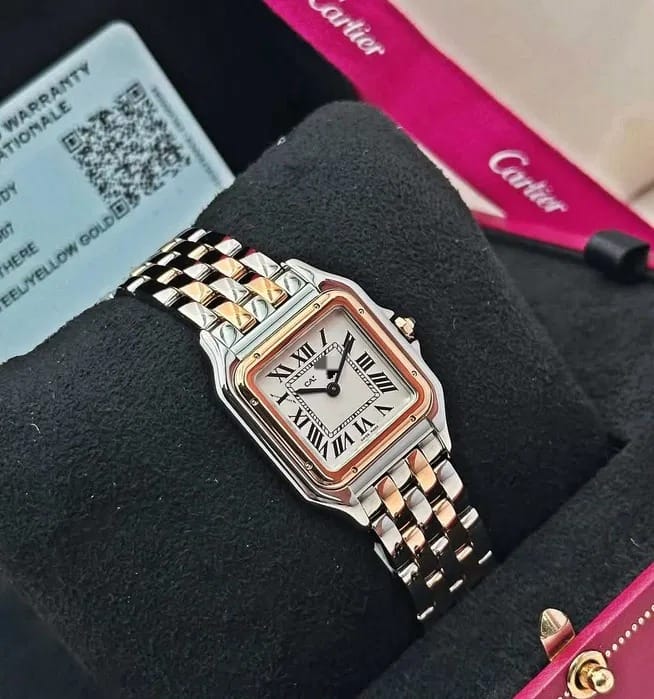 Panther Rose Gold Steel Watch CR101 Panther Rose Gold Steel Watch CR101