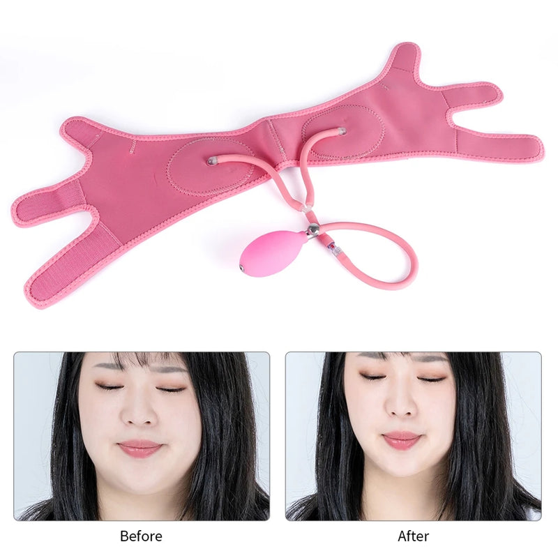 Inflatable Face Slimming Band Air Press Lift Up Belt Face-Lift