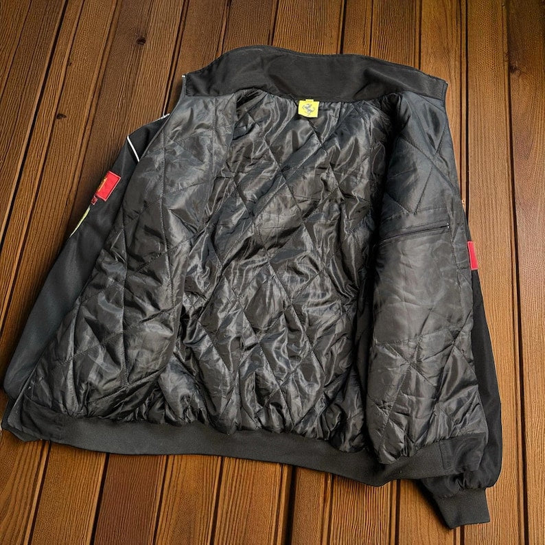 Stylish Black Bomber Racing Jacket 1306 Stylish Black Bomber Racing Jacket 1306