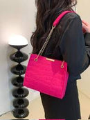 Women Casual Shoulder Bag Felt Clutch Handbags Portable Tote Bags 6008 - TUZZUT Qatar Online Shopping