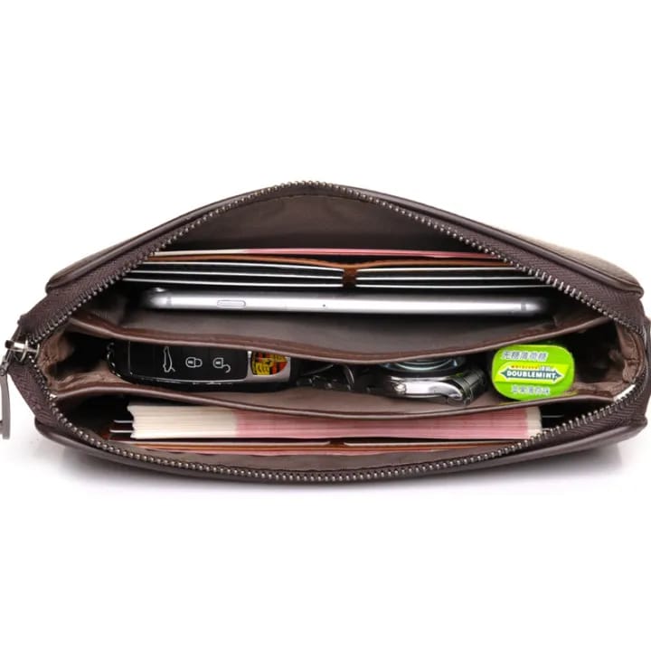 Men's New Combination Lock Handbag  B-916730 - TUZZUT Qatar Online Shopping