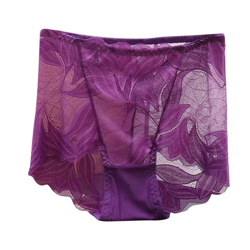 5pcs Women's Lace Panties High Waist Plus Size WAL001-121833 - TUZZUT Qatar Online Shopping