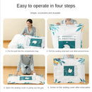 Reusable Vacuum Compression Bag For Storage Organizing Clothes (4 Bags + 1 Hand Pump) - Tuzzut.com Qatar Online Shopping