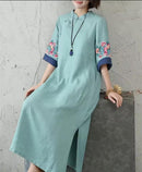 Women Traditional Spring Summer Casual Dress   S3641390 - TUZZUT Qatar Online Shopping