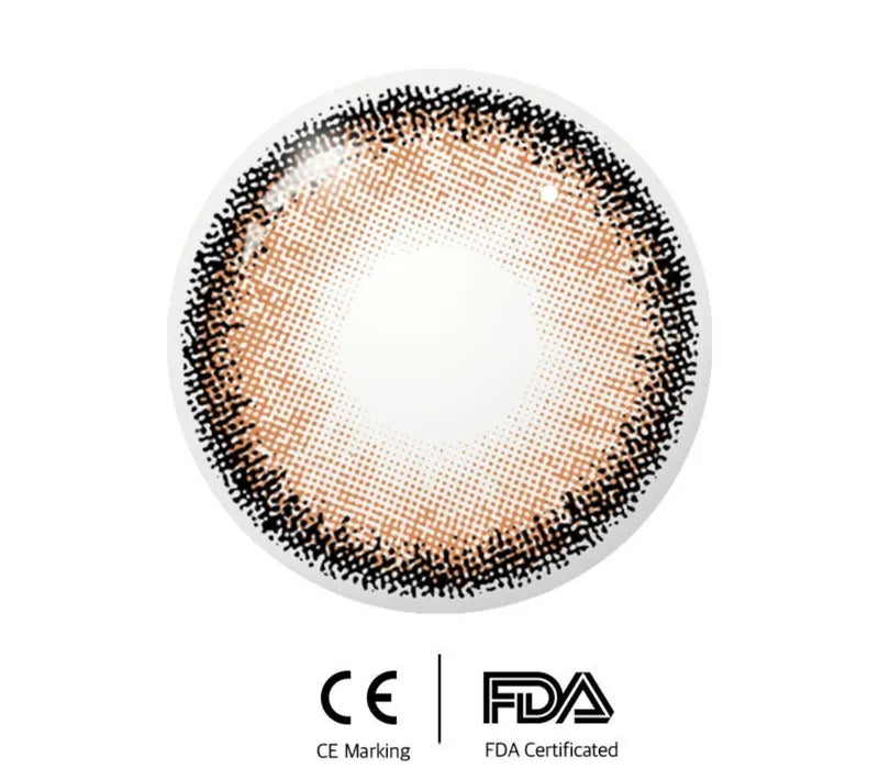 Unibling Iceland Choc Contact Lenses for Eyes (1 Pair) - TUZZUT Qatar Online Shopping