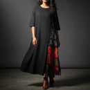 Women's New Trend Print Long Dress 1214575 - TUZZUT Qatar Online Shopping