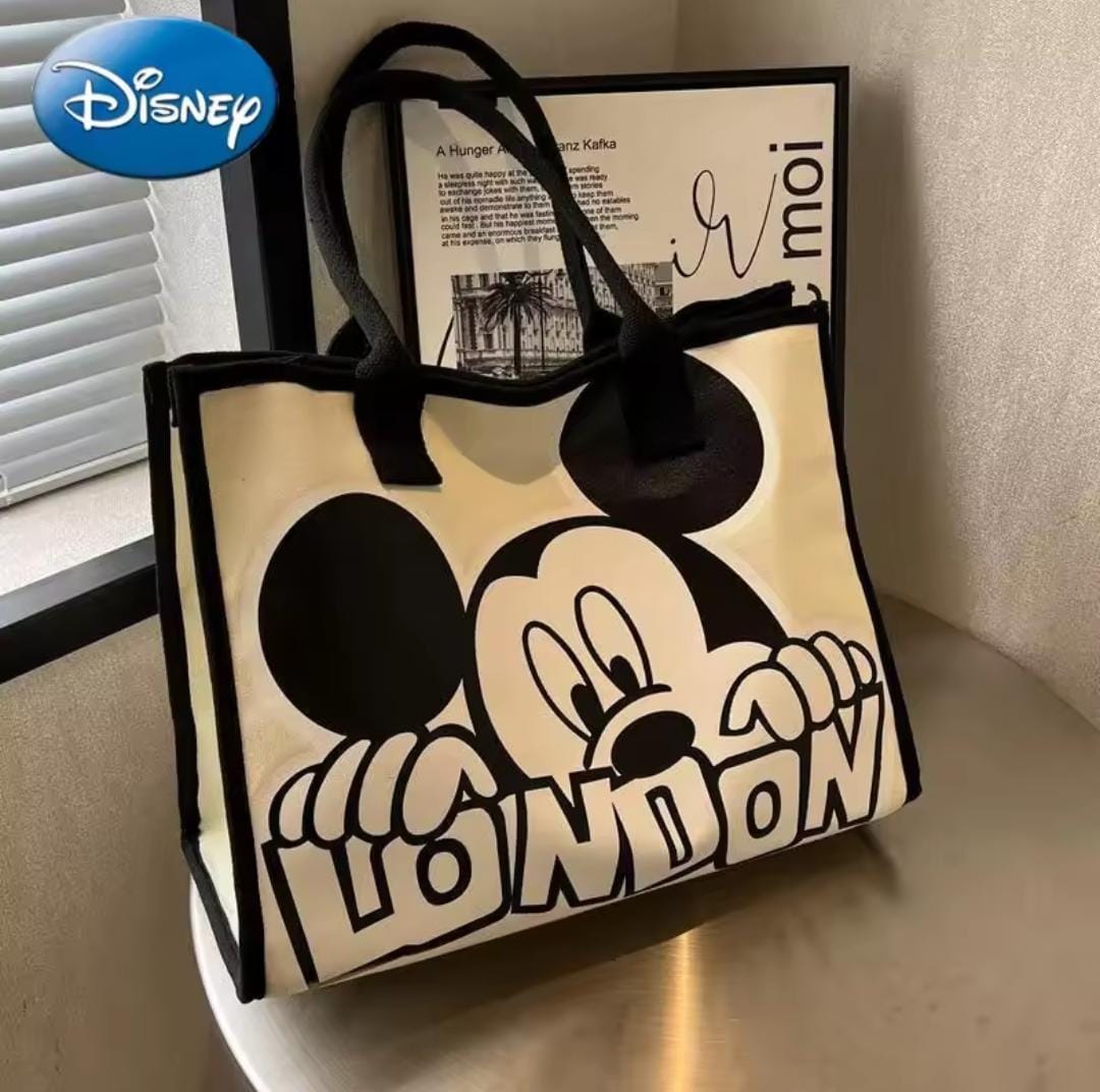 Women's Mickey Canvas Versatile Casual Shoulder Bag 1535747 Women's Mickey Canvas Versatile Casual Shoulder Bag 1535747