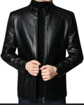 Leather Jacket Spring Autumn Men's Classic Oversized Sheepskin Tops Loose Big Size Real Leather Jacket Fat Leather Outerwear S4360116 - Tuzzut.com Qatar Online Shopping