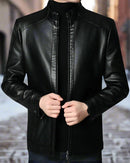 Leather Jacket Spring Autumn Men's Classic Oversized Sheepskin Tops Loose Big Size Real Leather Jacket Fat Leather Outerwear S4360116 - Tuzzut.com Qatar Online Shopping