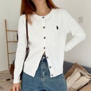 RALPH BUTTON CARDIGAN IN WHITE W-8512 - TUZZUT Qatar Online Shopping