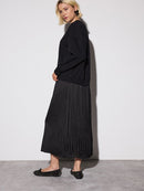 2-In-1 Soft Touch Jumper With Satin Midi Skirt MS7001 - TUZZUT Qatar Online Shopping