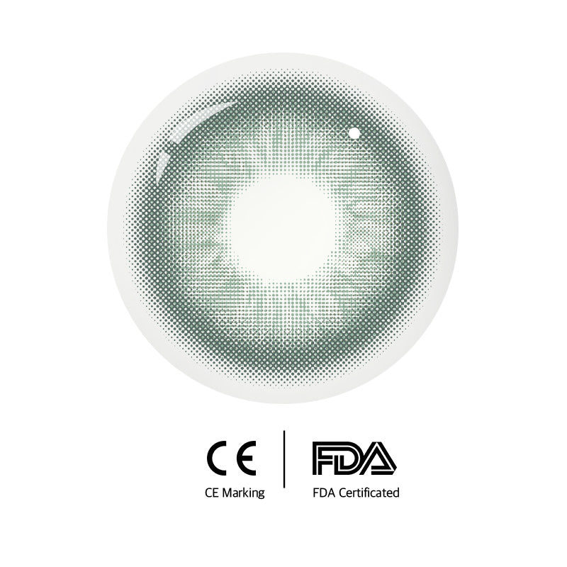 Unibling Glacier Green  Contact Lenses for Eyes (1 Pair) - TUZZUT Qatar Online Shopping