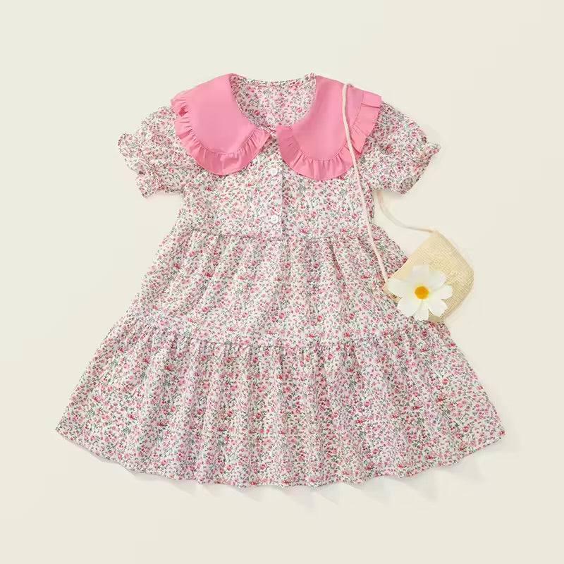 Girls Summer Dress Cute Flowers Slanted Shoulder Bag 1674832 Girls Summer Dress Cute Flowers Slanted Shoulder Bag 1674832