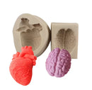 Halloween Heart Brain Epoxy Resin Silicone Mold S4293045 - TUZZUT Qatar Online Shopping