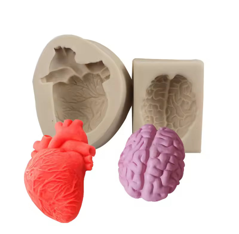 Halloween Heart Brain Epoxy Resin Silicone Mold S4293045 - TUZZUT Qatar Online Shopping