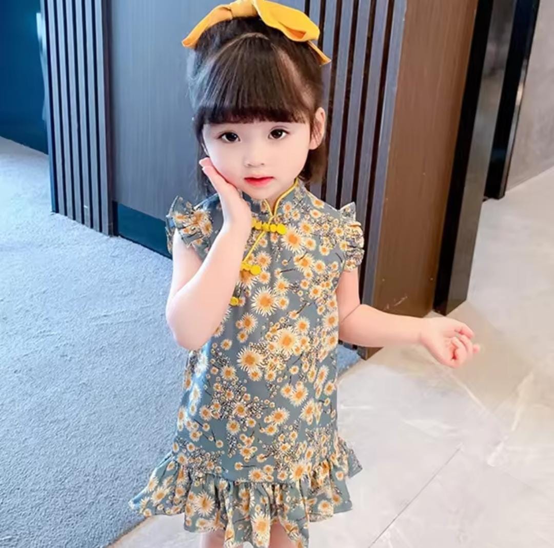 Girls Retro New Style Lace Trim Sleeveless Baby Princess Dress 1434789 Girls Retro New Style Lace Trim Sleeveless Baby Princess Dress 1434789