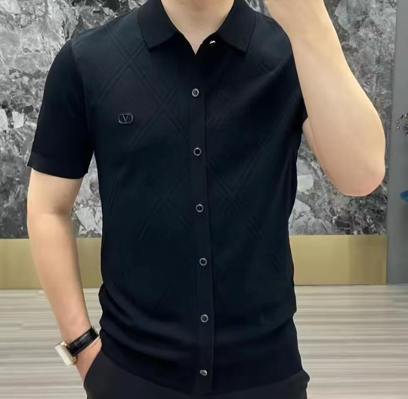 Men's Short Sleeve Shirt, Casual Printed Buttons, Simplicity Split, Fashion 0137100 07 Men's Short Sleeve Shirt, Casual Printed Buttons, Simplicity Split, Fashion 0137100 07