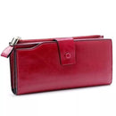 Women Leather Long Wallet Money Card Holder Clutch Purse RFID Blocking   S4451659 - TUZZUT Qatar Online Shopping