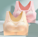 Breast Pad Crop Top For Girl Cross Beauty Back Camisoles Full Cup Front Closure Bra 75182 - TUZZUT Qatar Online Shopping