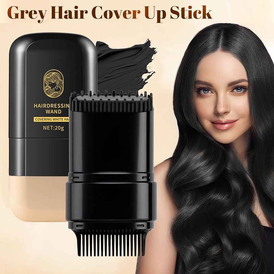 2-in-1 Hair Dye Comb Stick – Instant Root Touch-Up, Gray Hair Concealer, Waterproof & Sweat-Proof Temporary Color 2-in-1 Hair Dye Comb Stick – Instant Root Touch-Up, Gray Hair Concealer, Waterproof & Sweat-Proof Temporary Color