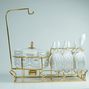 16 Pcs Premium Ceramic Printed Soup Bowl Set - HMC11178 - TUZZUT Qatar Online Shopping