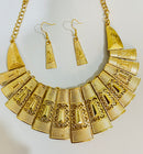 2pcs Bridal Dubai Gold Color Zirconia Full Jewelry Sets For Women S3931873 - TUZZUT Qatar Online Shopping