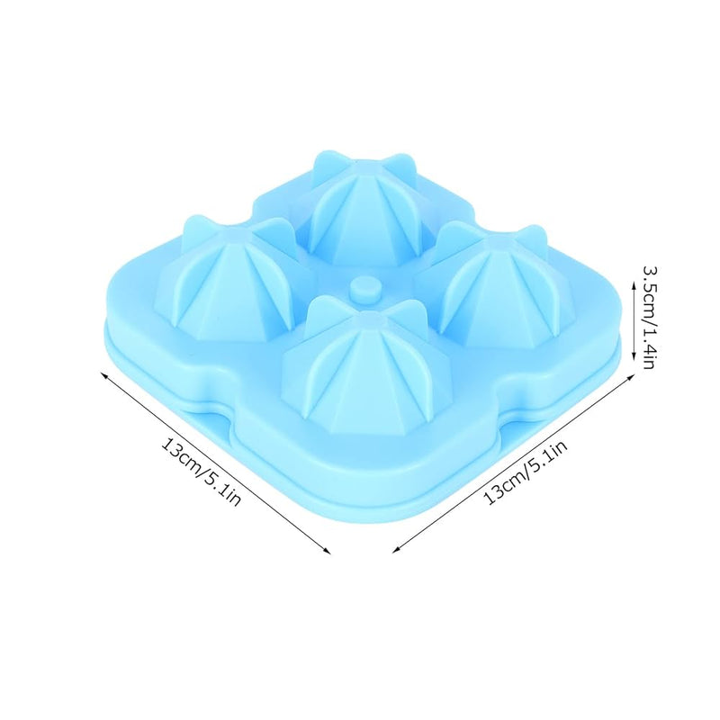 Ice Cubes Trays Silicone Diamonds‑Shape Ice Molds S3527003 - TUZZUT Qatar Online Shopping
