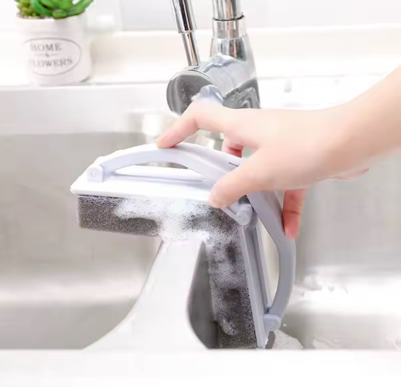 Folding Water Squeezing Sponge Cleaning Brush S3668080 Folding Water Squeezing Sponge Cleaning Brush S3668080