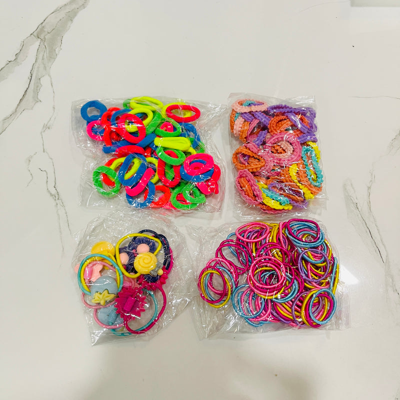 4pack Womens Hair Elastic Band 1530486 - TUZZUT Qatar Online Shopping