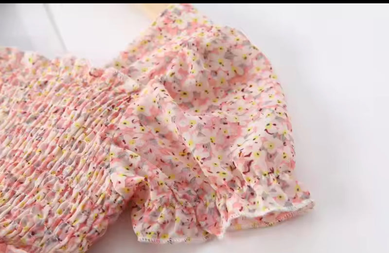 Kids Girls Floral Print Dress 1251889 - TUZZUT Qatar Online Shopping