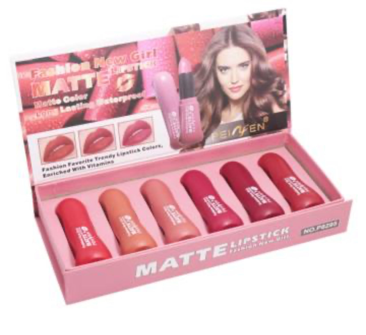Fashion New Girl Matte Lipstick Set - P8295 Fashion New Girl Matte Lipstick Set - P8295