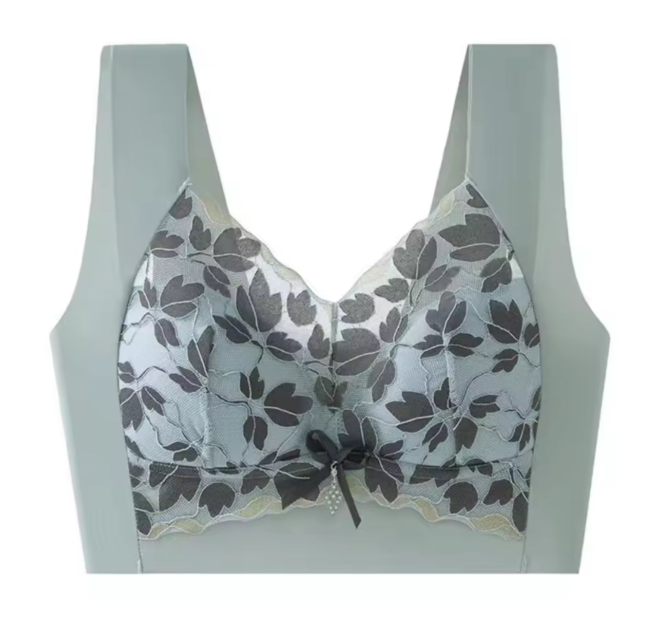 Beautiful Back Leaf Lace Deep V Bras 79798 Beautiful Back Leaf Lace Deep V Bras 79798