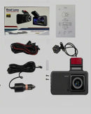 Vehicle Black Box DVD Dash Cam Recorder with Front and Rear Dual Lens On Cameras    B-292498 - TUZZUT Qatar Online Shopping
