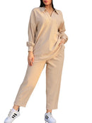 2 Pcs Women's Long Sleeve Tie Dye/Splash-ink Pants Set 457237 - S - TUZZUT Qatar Online Shopping