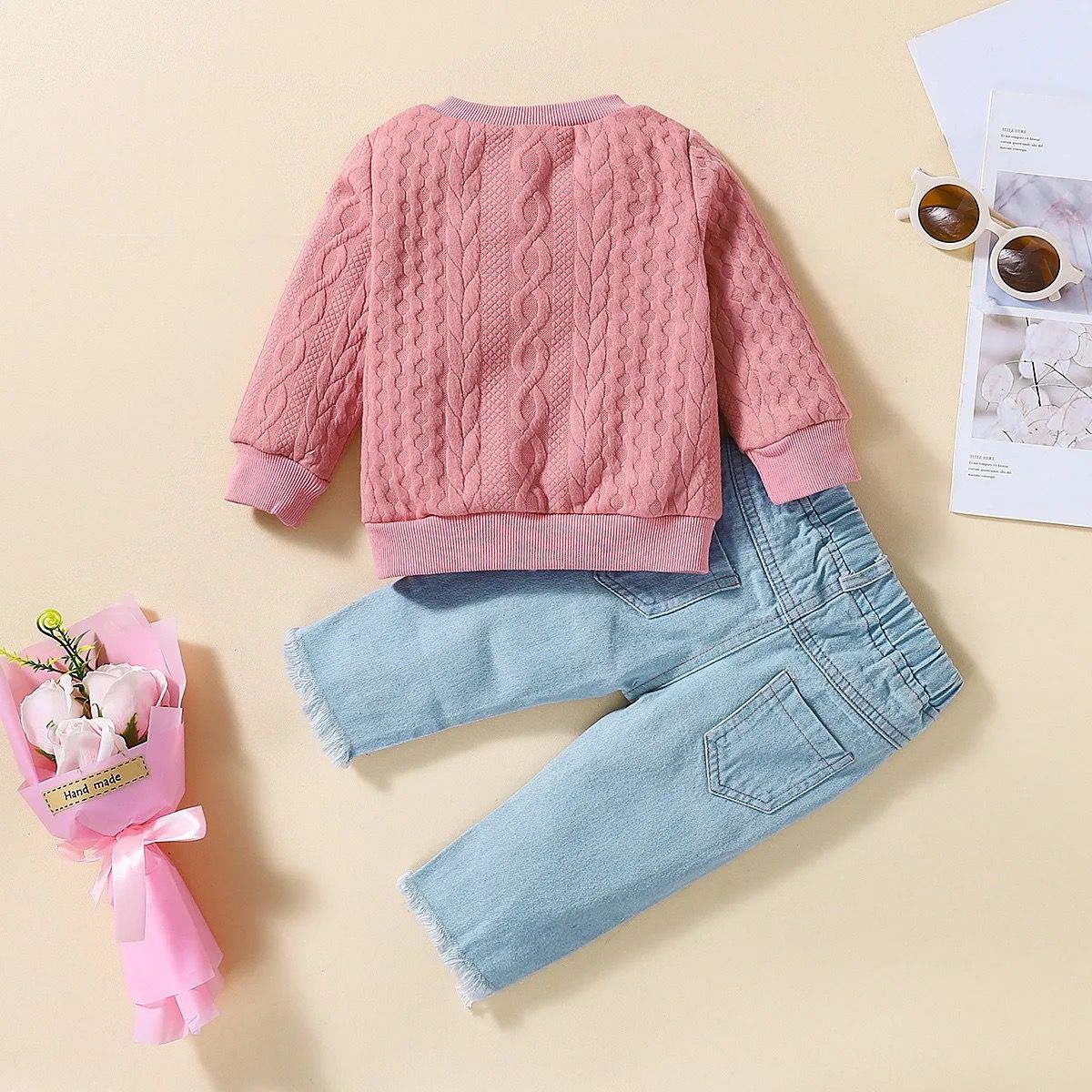 Winter Baby Boy Casual Warm Clothing Set High Waist Trousers + Long Sleeve 6-9M 20239118 Winter Baby Boy Casual Warm Clothing Set High Waist Trousers + Long Sleeve 6-9M 20239118