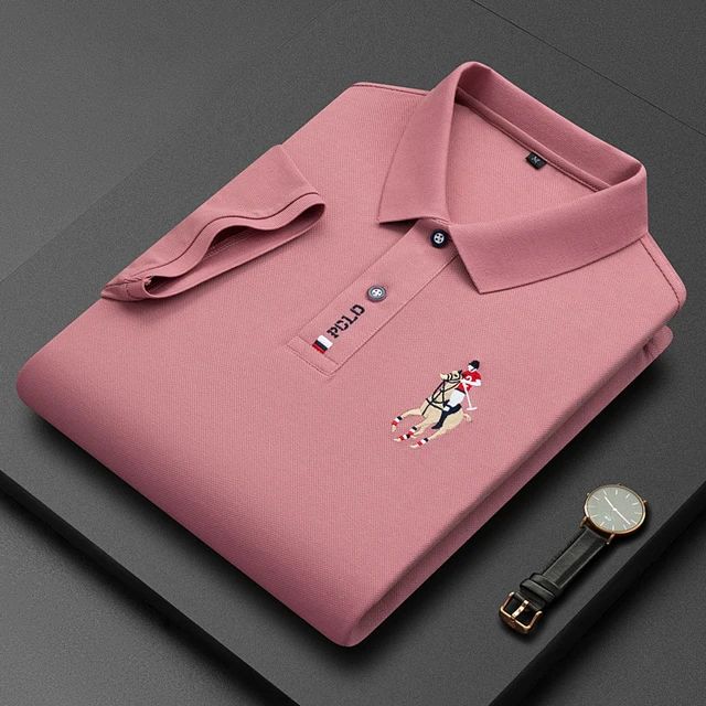 Men's Cotton Embroidered Business Short Sleeve POLO Shirt FT8890 Men's Cotton Embroidered Business Short Sleeve POLO Shirt FT8890
